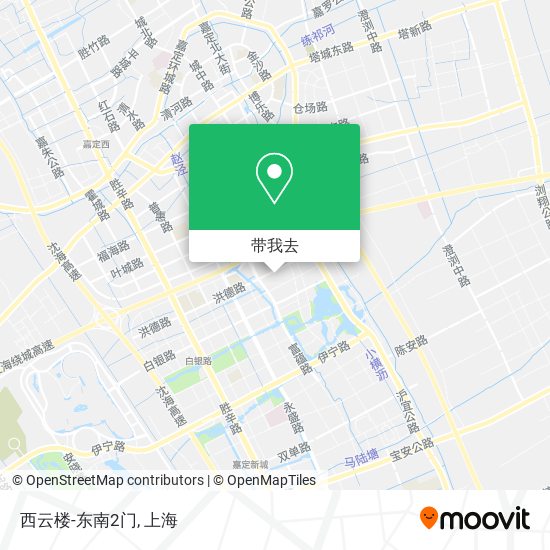 西云楼-东南2门地图