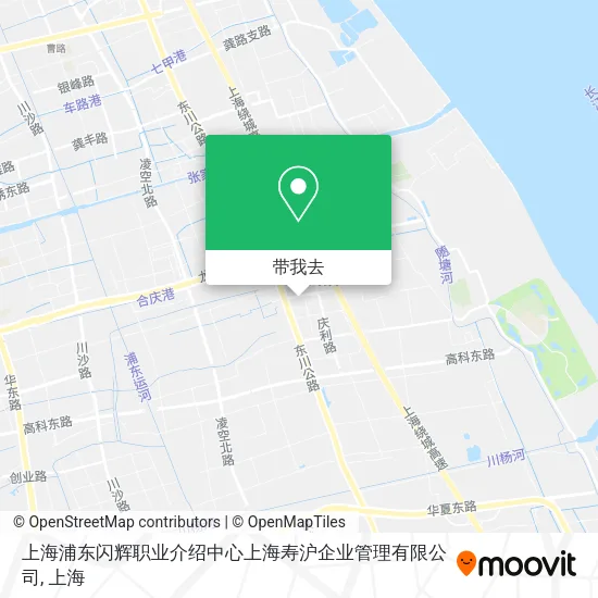 上海浦东闪辉职业介绍中心上海寿沪企业管理有限公司地图