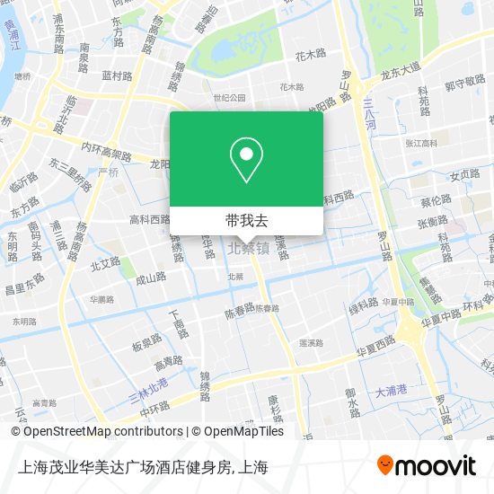 上海茂业华美达广场酒店健身房地图