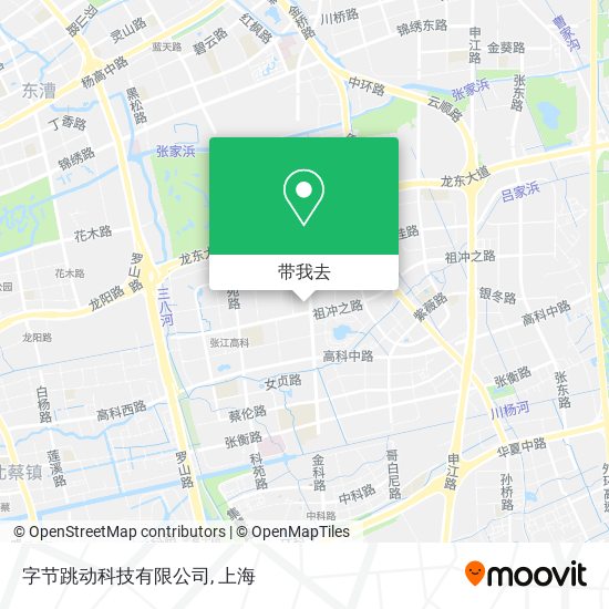 字节跳动科技有限公司地图