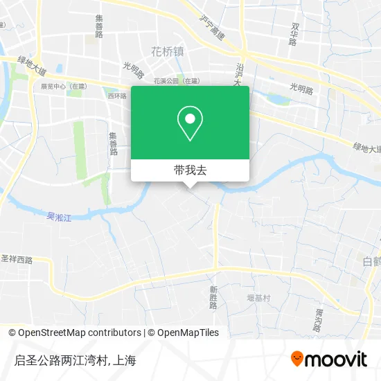 启圣公路两江湾村地图