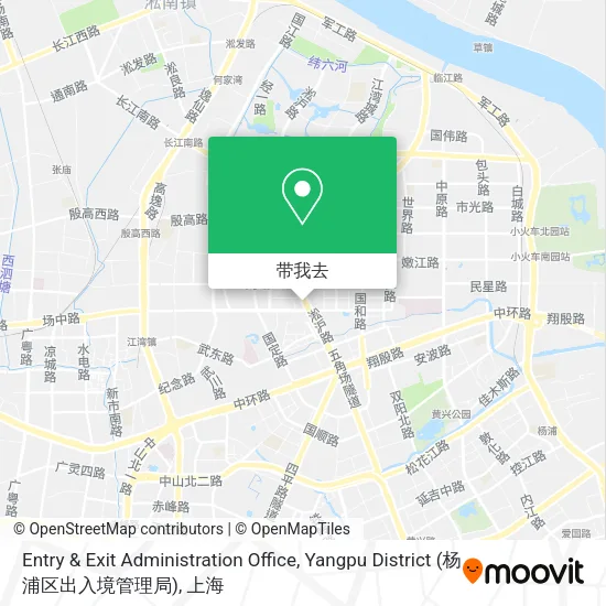 Entry & Exit Administration Office, Yangpu District (杨浦区出入境管理局)地图