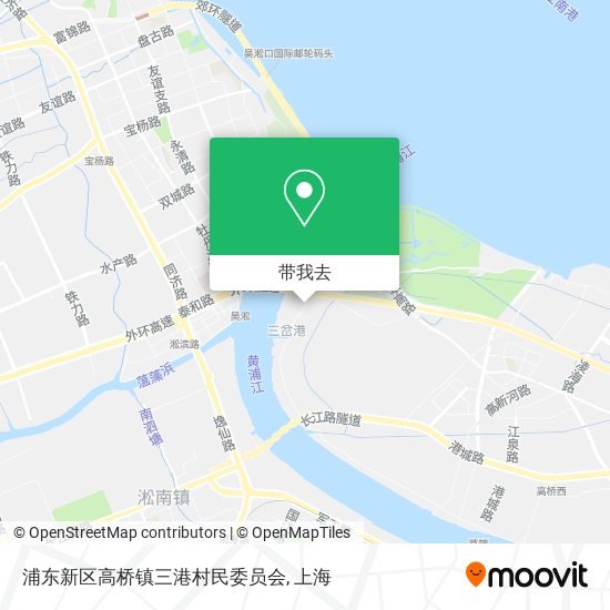 浦东新区高桥镇三港村民委员会地图