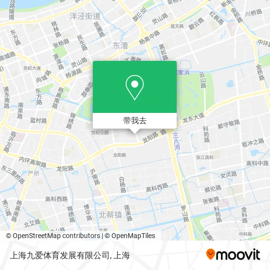 上海九爱体育发展有限公司地图