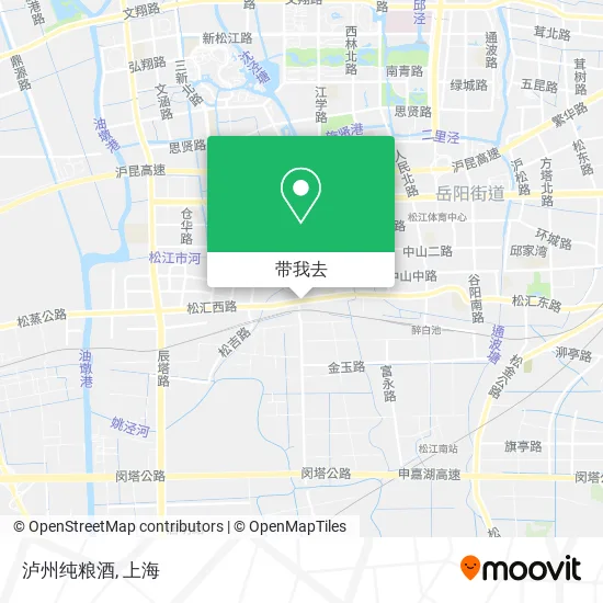 泸州纯粮酒地图
