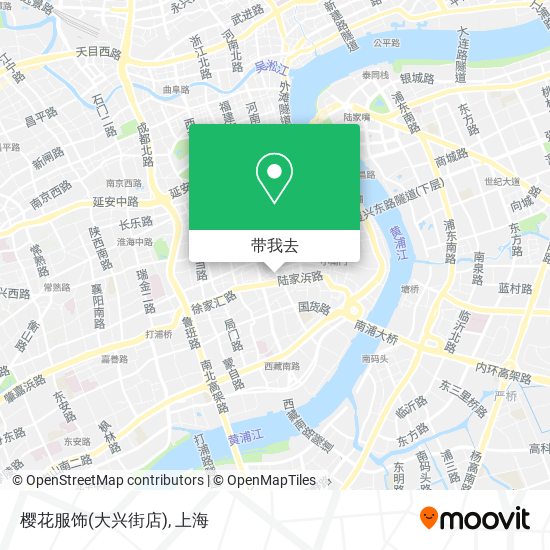 樱花服饰(大兴街店)地图