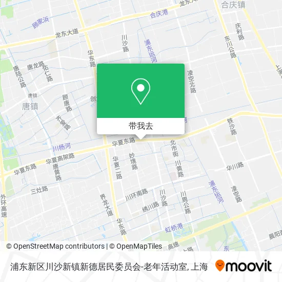浦东新区川沙新镇新德居民委员会-老年活动室地图