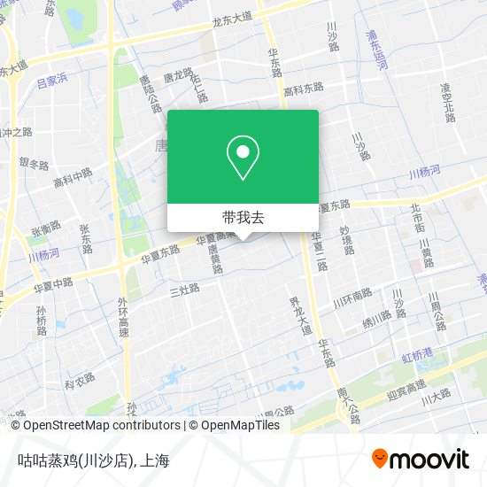 咕咕蒸鸡(川沙店)地图