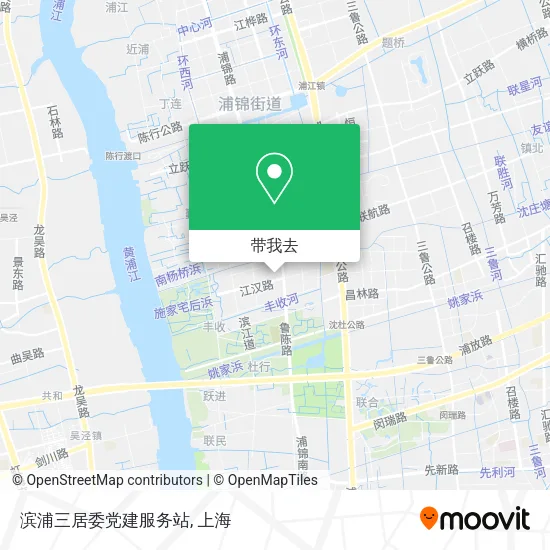 滨浦三居委党建服务站地图