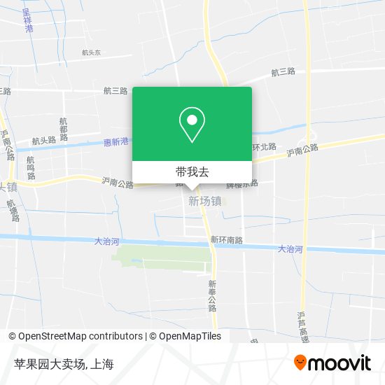 苹果园大卖场地图