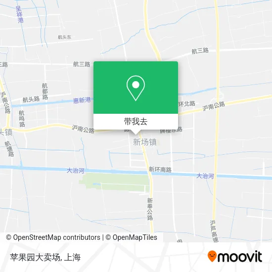 苹果园大卖场地图