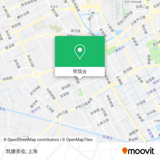 凯娜美妆地图