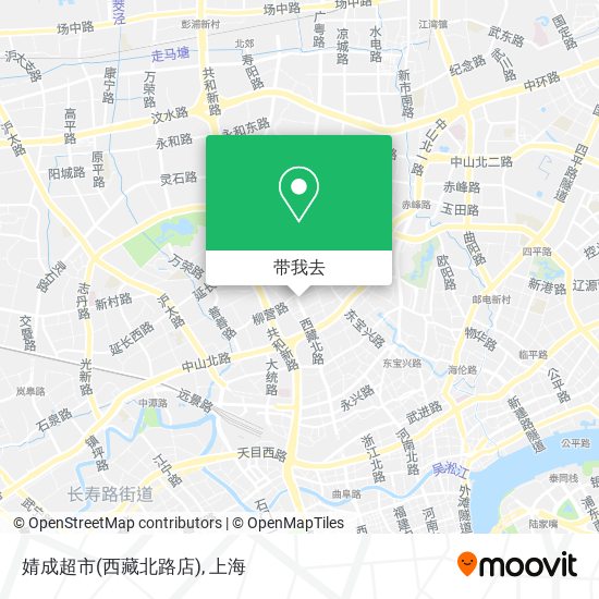 婧成超市(西藏北路店)地图