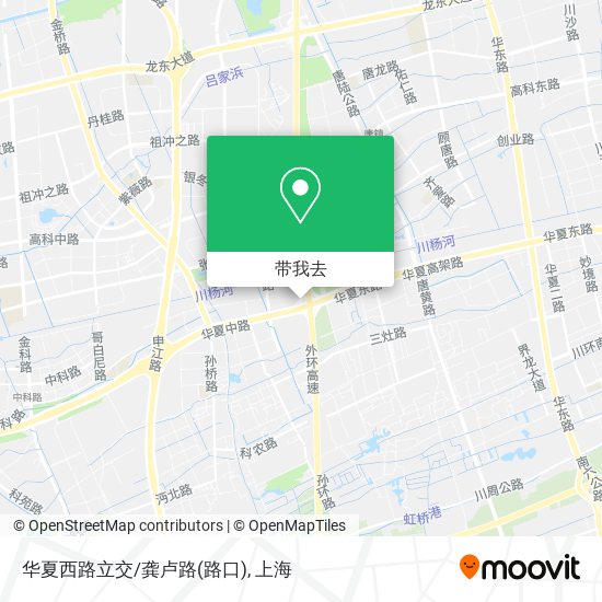 华夏西路立交/龚卢路(路口)地图