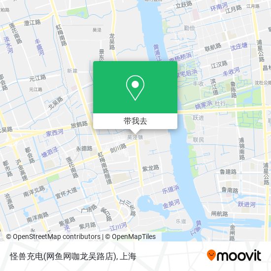 怪兽充电(网鱼网咖龙吴路店)地图