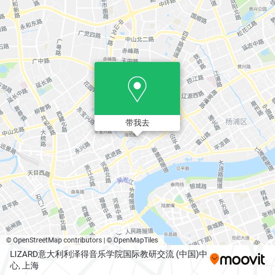 LIZARD意大利利泽得音乐学院国际教研交流 (中国)中心地图