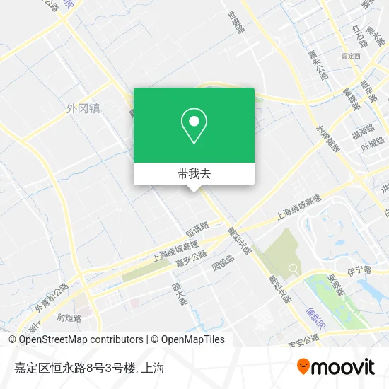 嘉定区恒永路8号3号楼地图