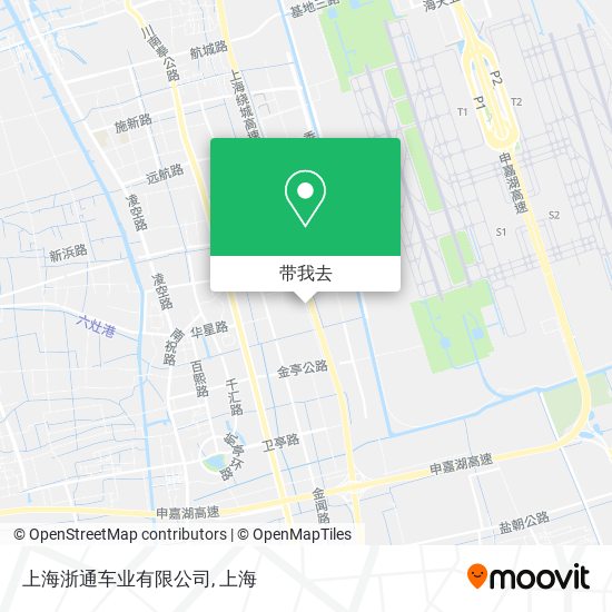 上海浙通车业有限公司地图