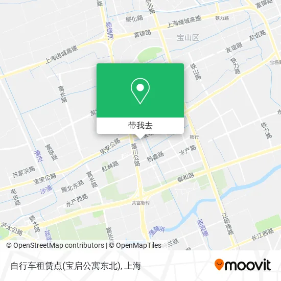 自行车租赁点(宝启公寓东北)地图
