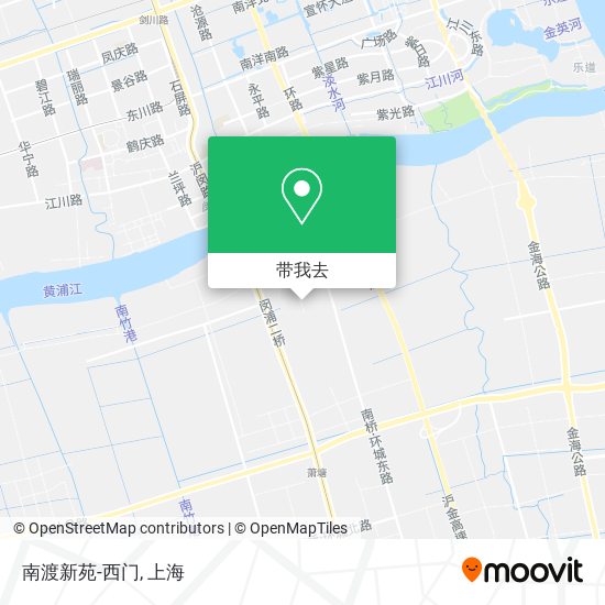 南渡新苑-西门地图