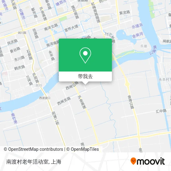 南渡村老年活动室地图