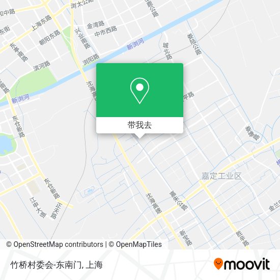 竹桥村委会-东南门地图