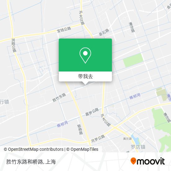 胜竹东路和桥路地图