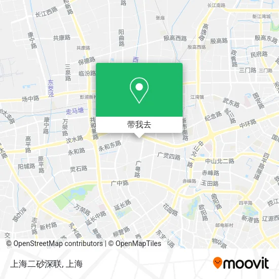 上海二砂深联地图