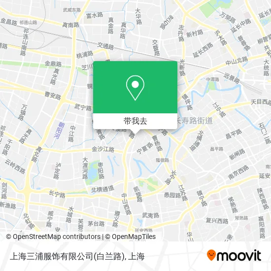 上海三浦服饰有限公司(白兰路)地图