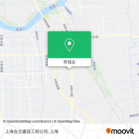 上海合立建设工程公司地图