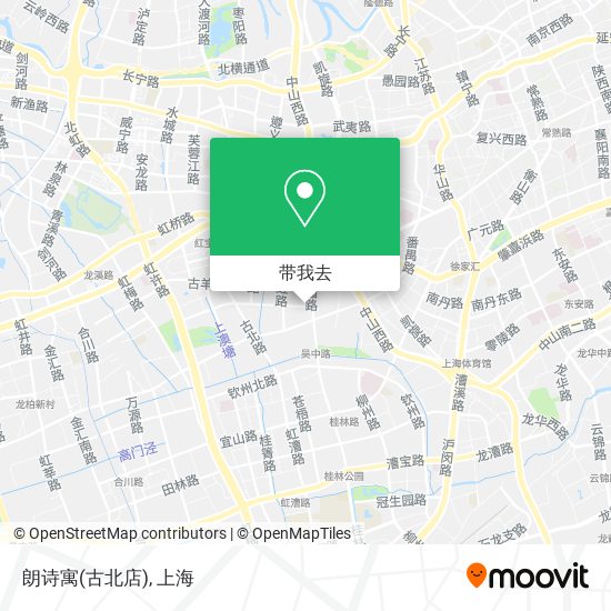 朗诗寓(古北店)地图