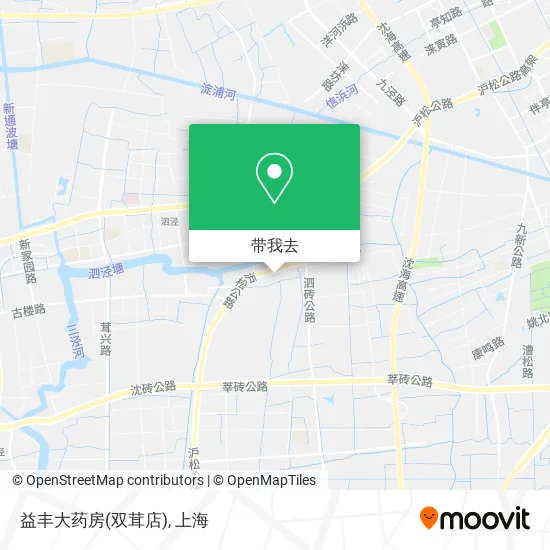 益丰大药房(双茸店)地图