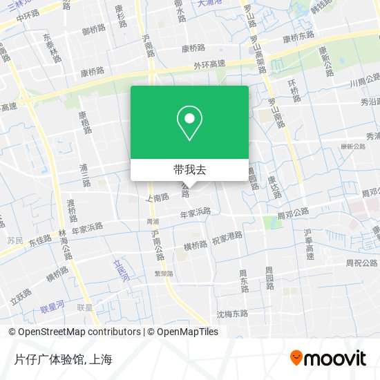 片仔广体验馆地图