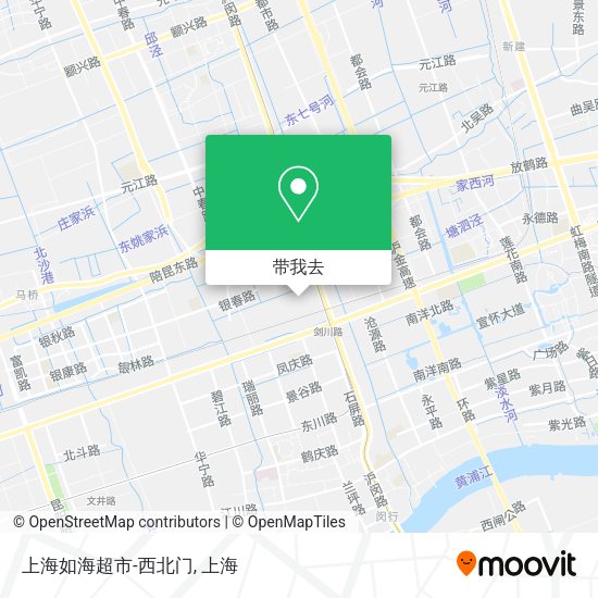 上海如海超市-西北门地图