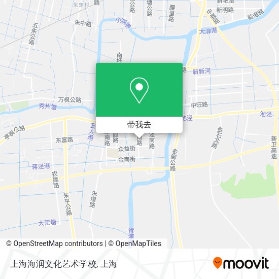 上海海润文化艺术学校地图