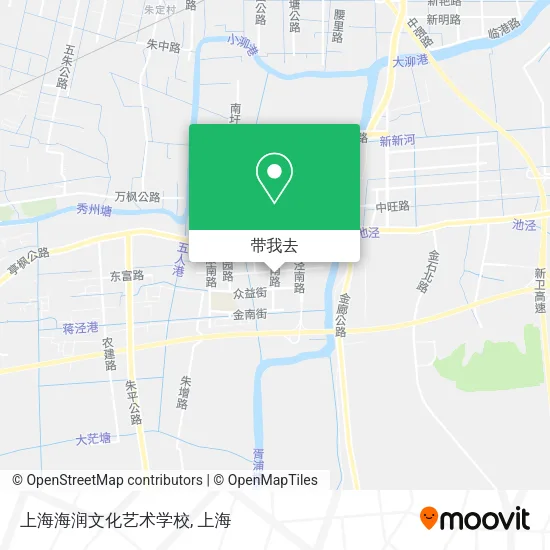 上海海润文化艺术学校地图