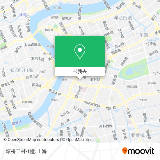塘桥二村-1幢地图