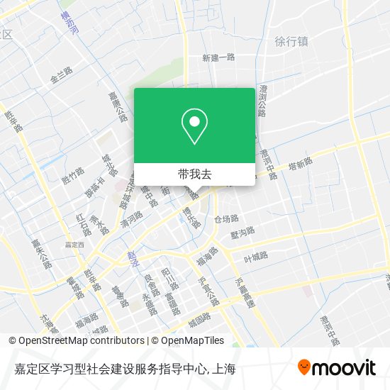 嘉定区学习型社会建设服务指导中心地图