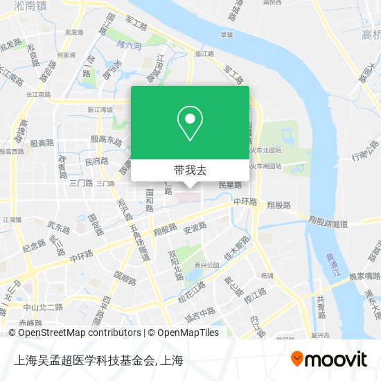 上海吴孟超医学科技基金会地图