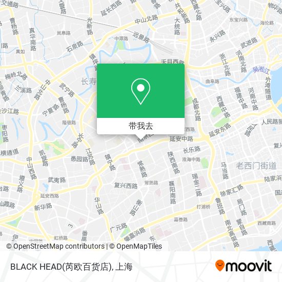 BLACK HEAD(芮欧百货店)地图
