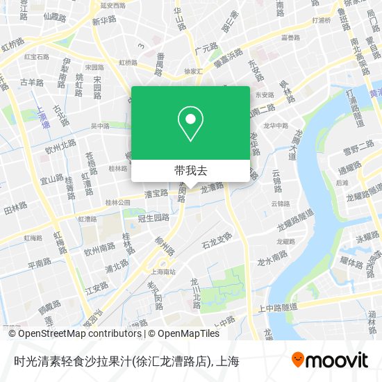 时光清素轻食沙拉果汁(徐汇龙漕路店)地图