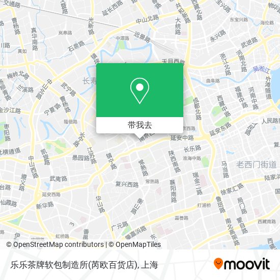 乐乐茶牌软包制造所(芮欧百货店)地图