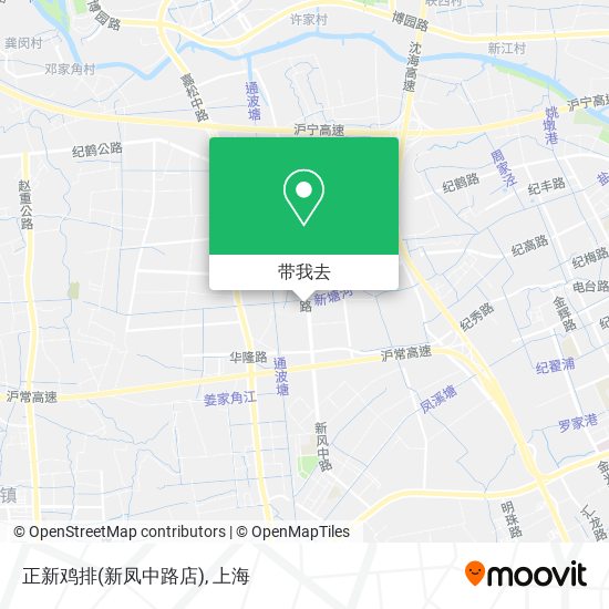 正新鸡排(新凤中路店)地图