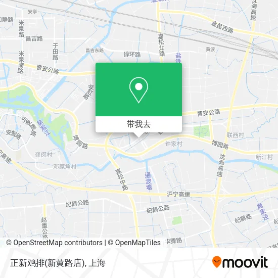 正新鸡排(新黄路店)地图