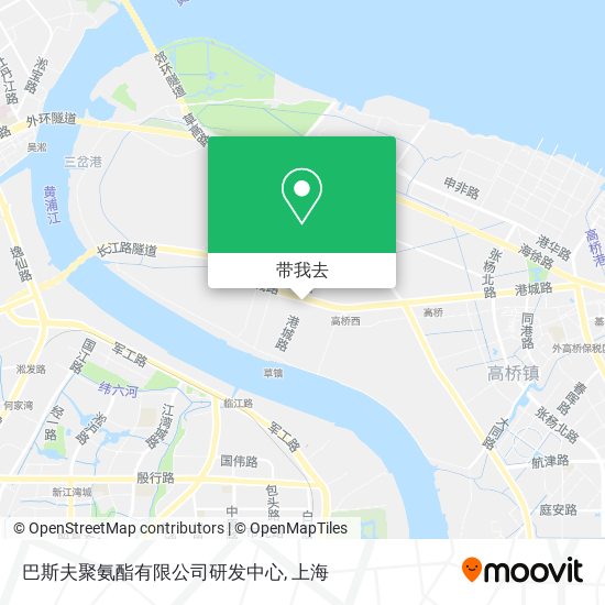 巴斯夫聚氨酯有限公司研发中心地图