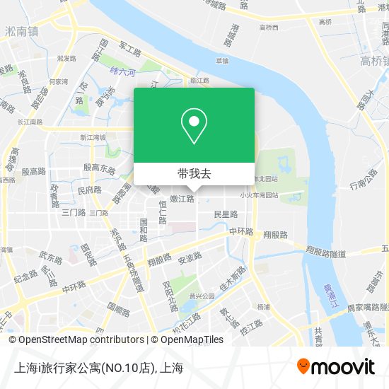 上海i旅行家公寓(NO.10店)地图