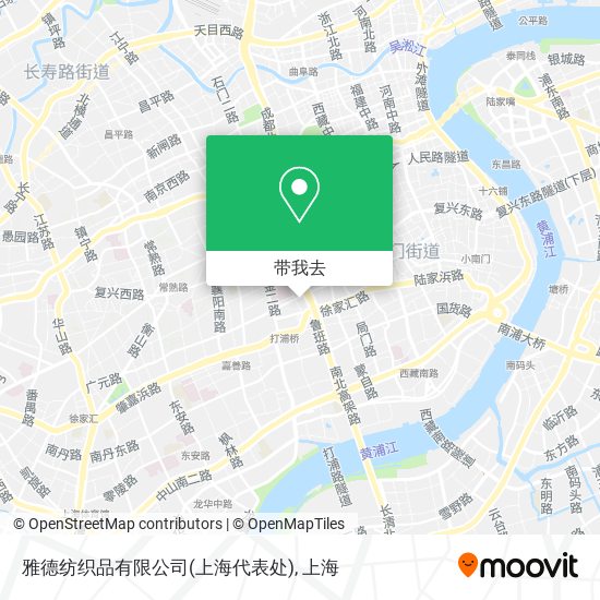 雅德纺织品有限公司(上海代表处)地图