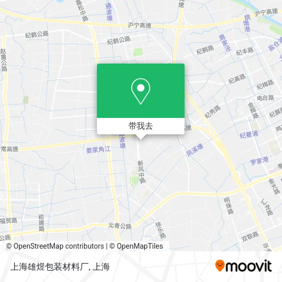 上海雄煜包装材料厂地图