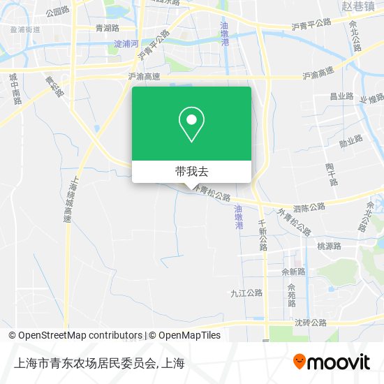 上海市青东农场居民委员会地图