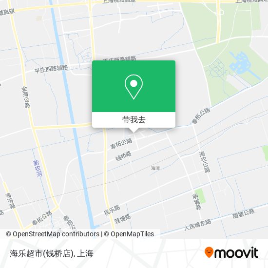 海乐超市(钱桥店)地图